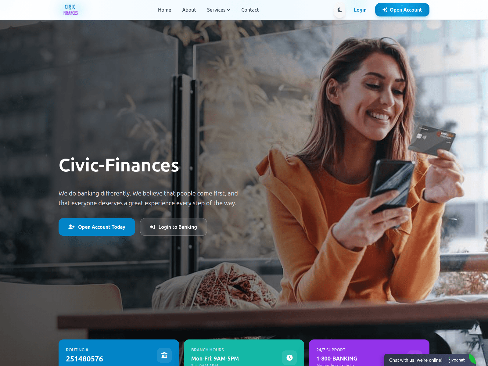 Screenshot of civic-finances.com