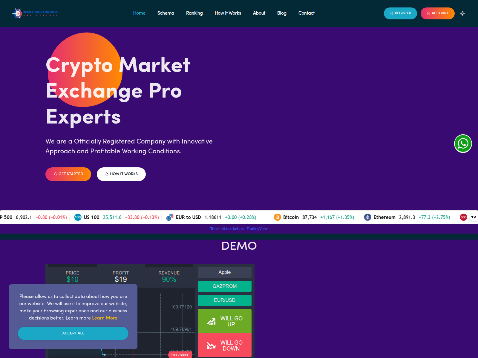 Screenshot of cmeproexperts.com