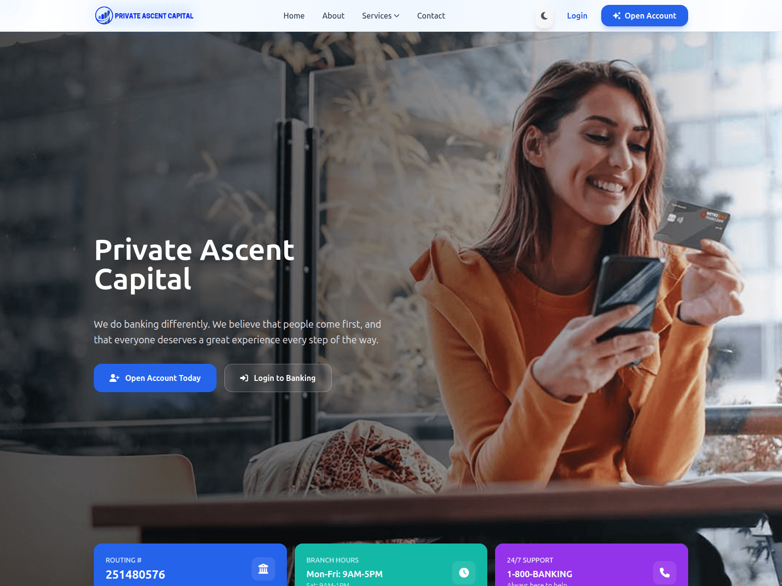 Screenshot of privateascentcapital.com