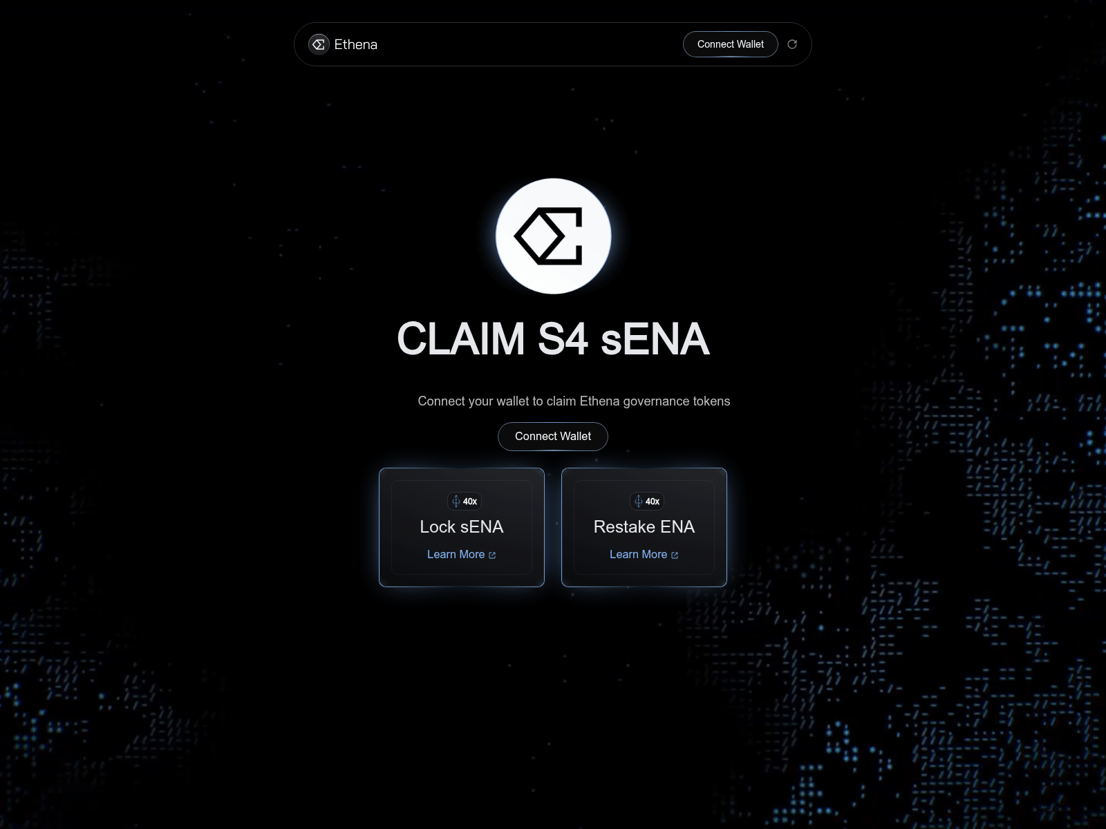 Screenshot of ethena.run