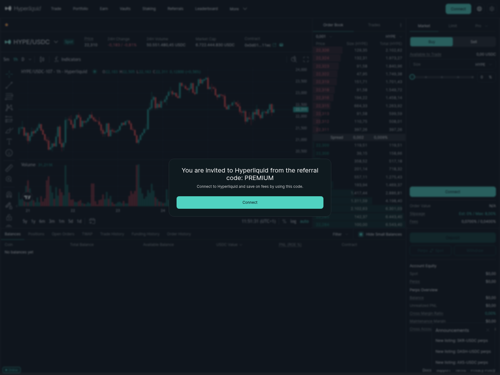 Screenshot of app.hypierliquid.xyz