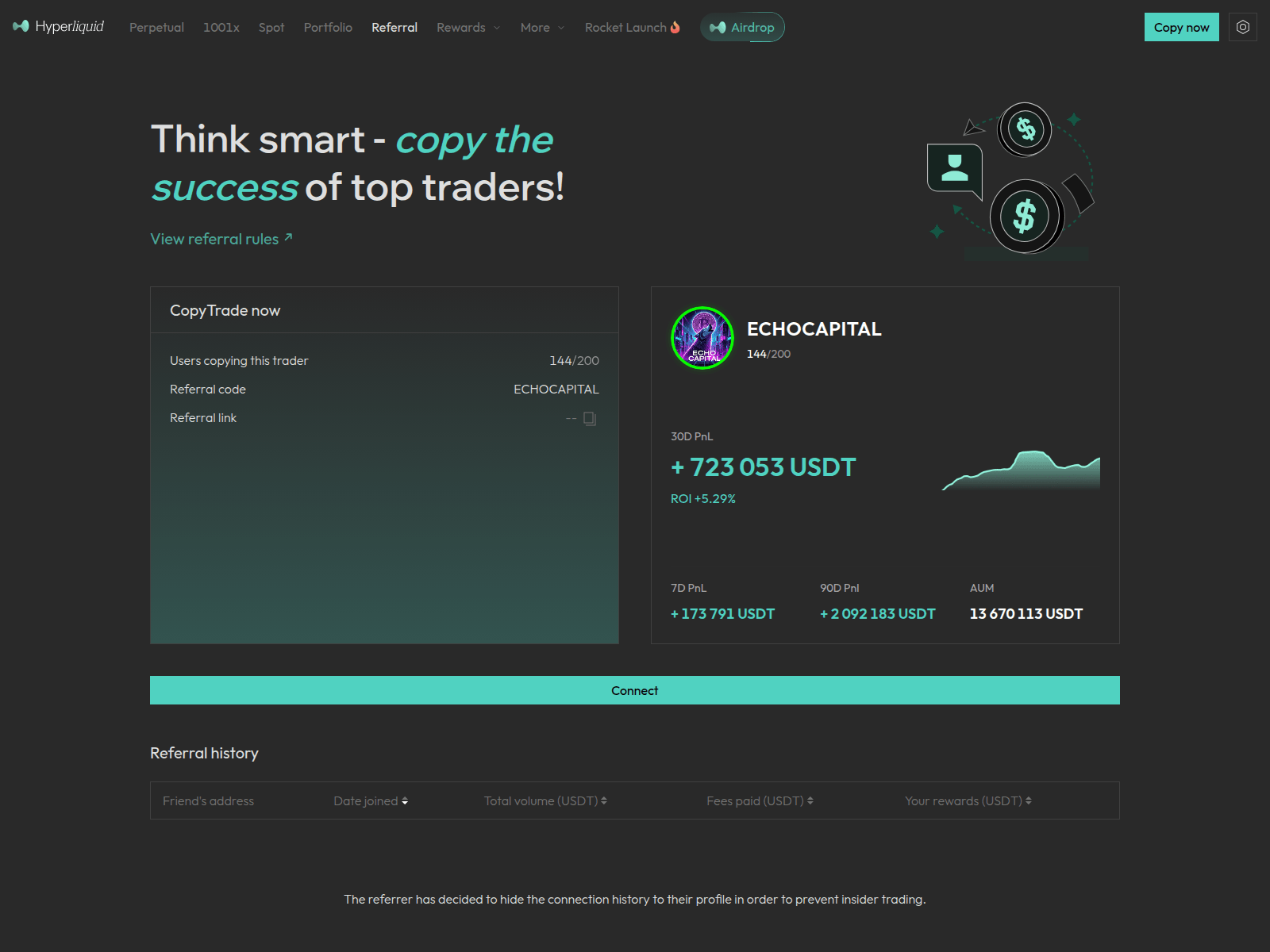 Screenshot of hyperliquidwallet.org
