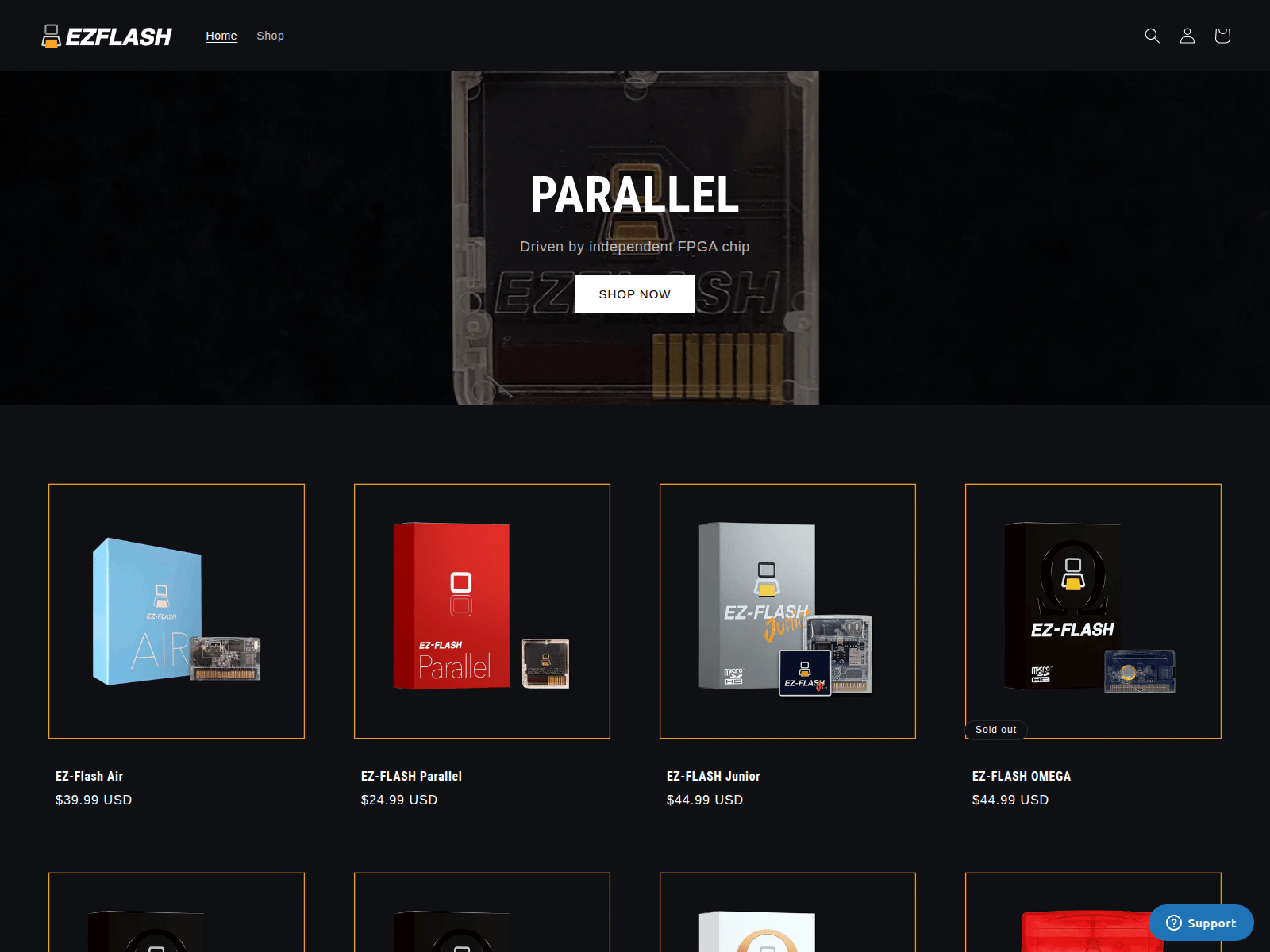 Screenshot of ezflashusa.com