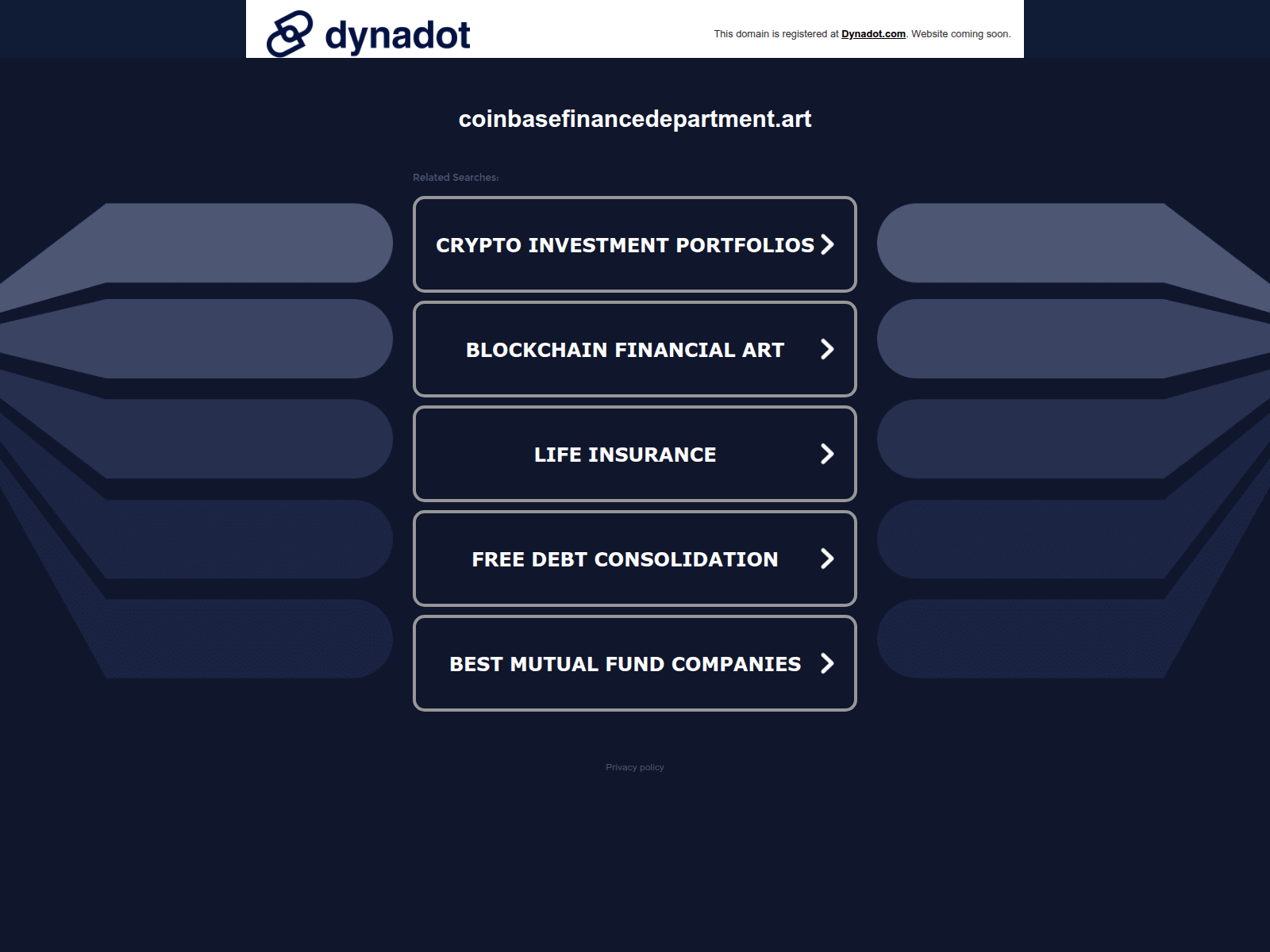 Screenshot of admin.coinbasefinancedepartment.art