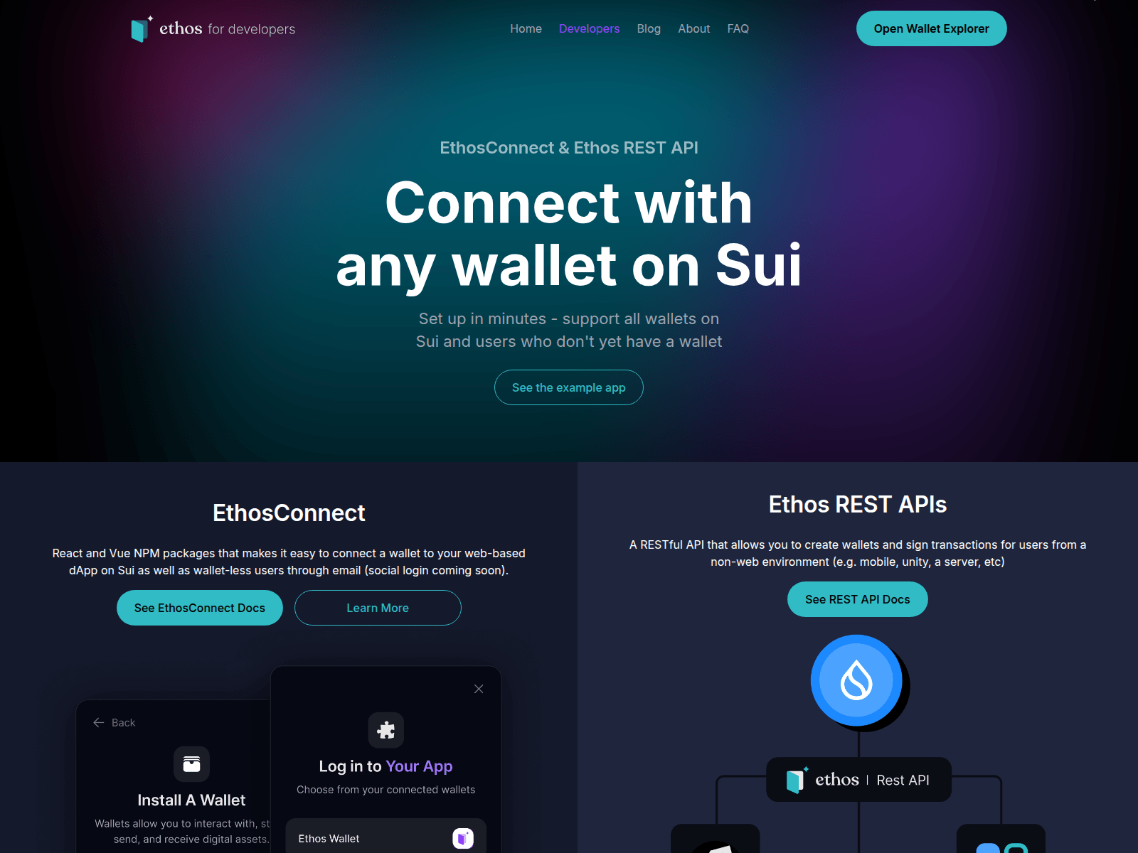 Screenshot of ethos-network.xyz