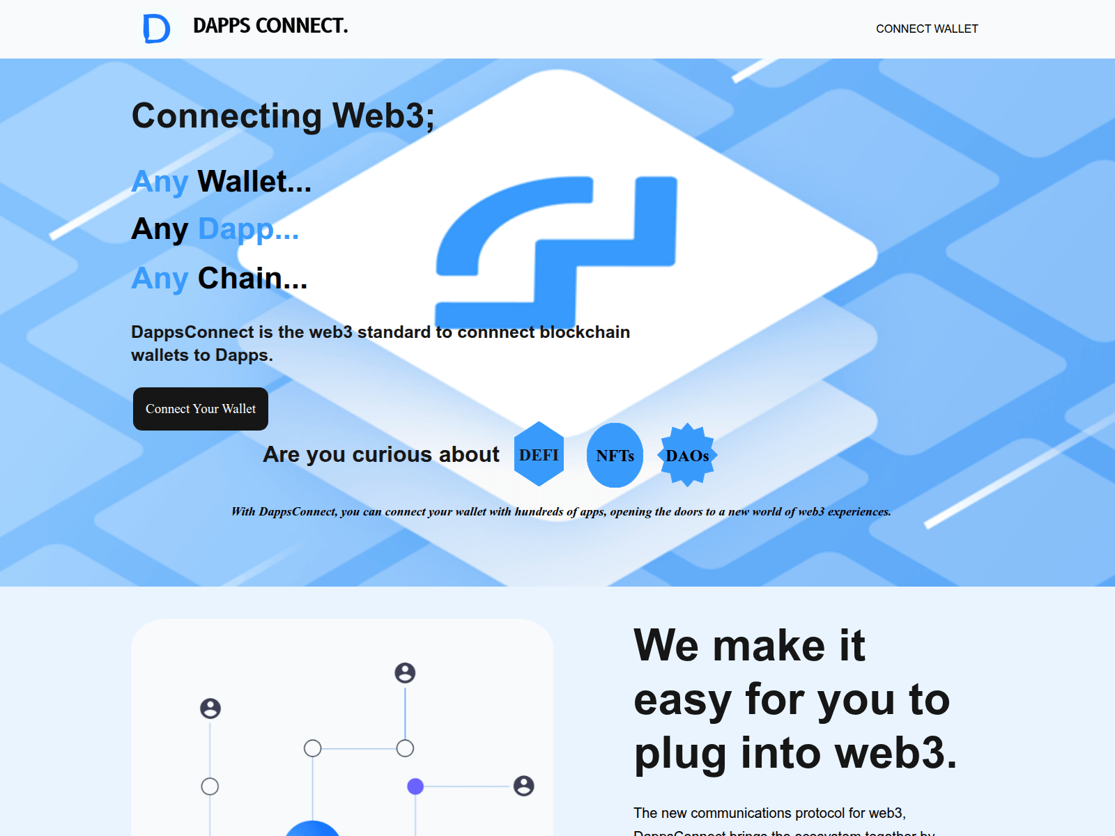 Screenshot of webdappsconnect.net