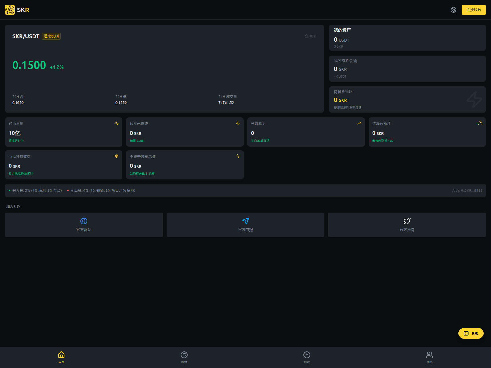 Screenshot of sakura-dao.cc
