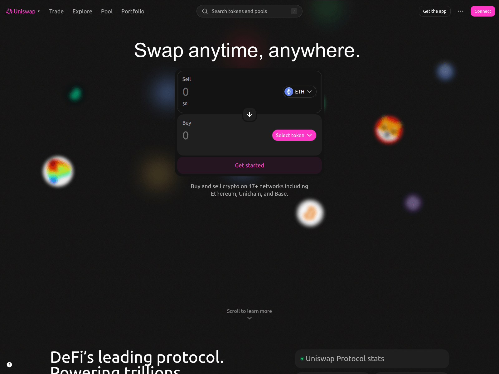 Screenshot of uniswap.neocities.org