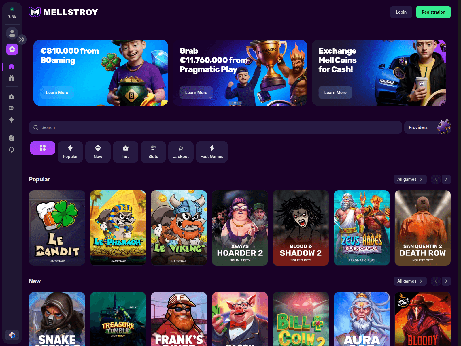 Screenshot of mellstroylot.com