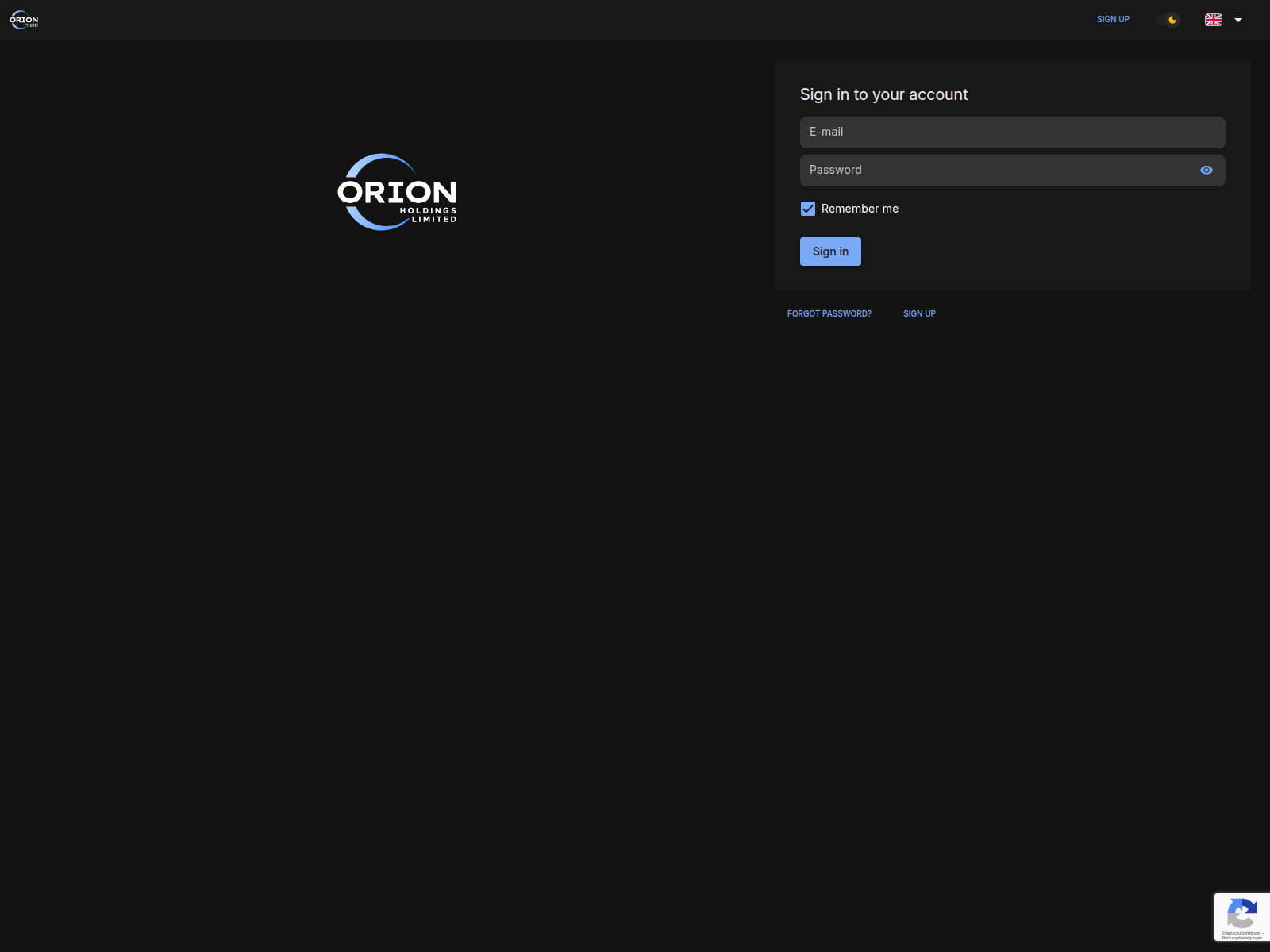 Screenshot of my.ori-lim.com