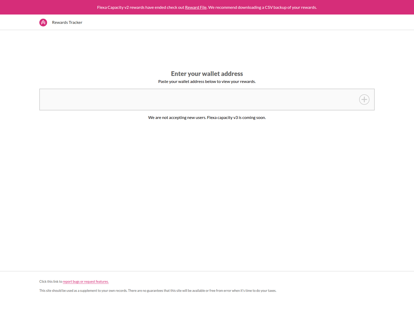 Screenshot of amprewards.xyz