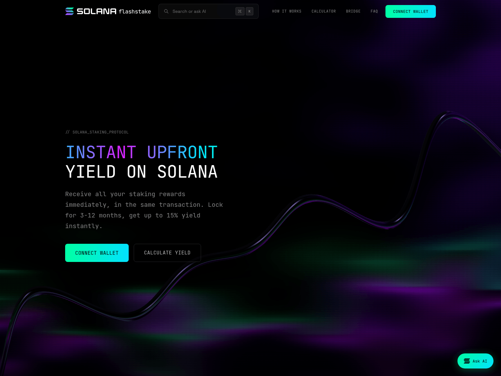 Screenshot of flashstakesol.com