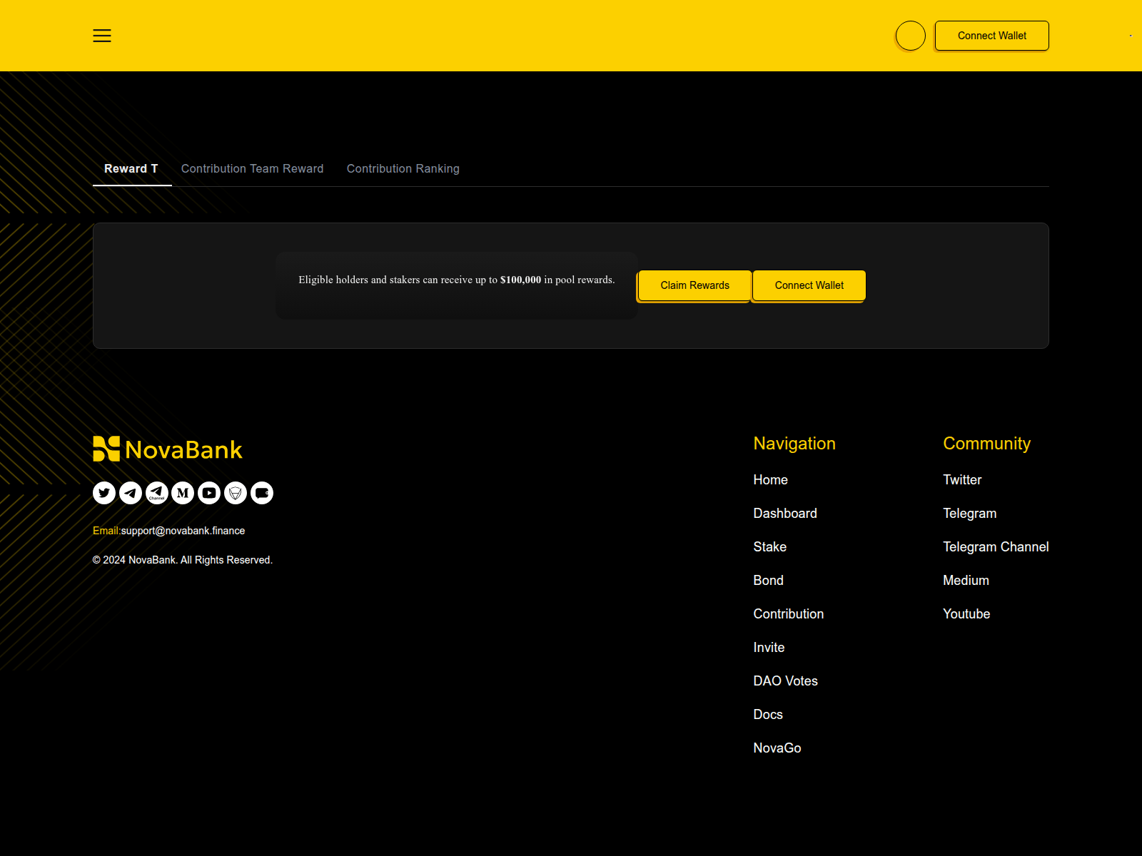 Screenshot of novabank.click