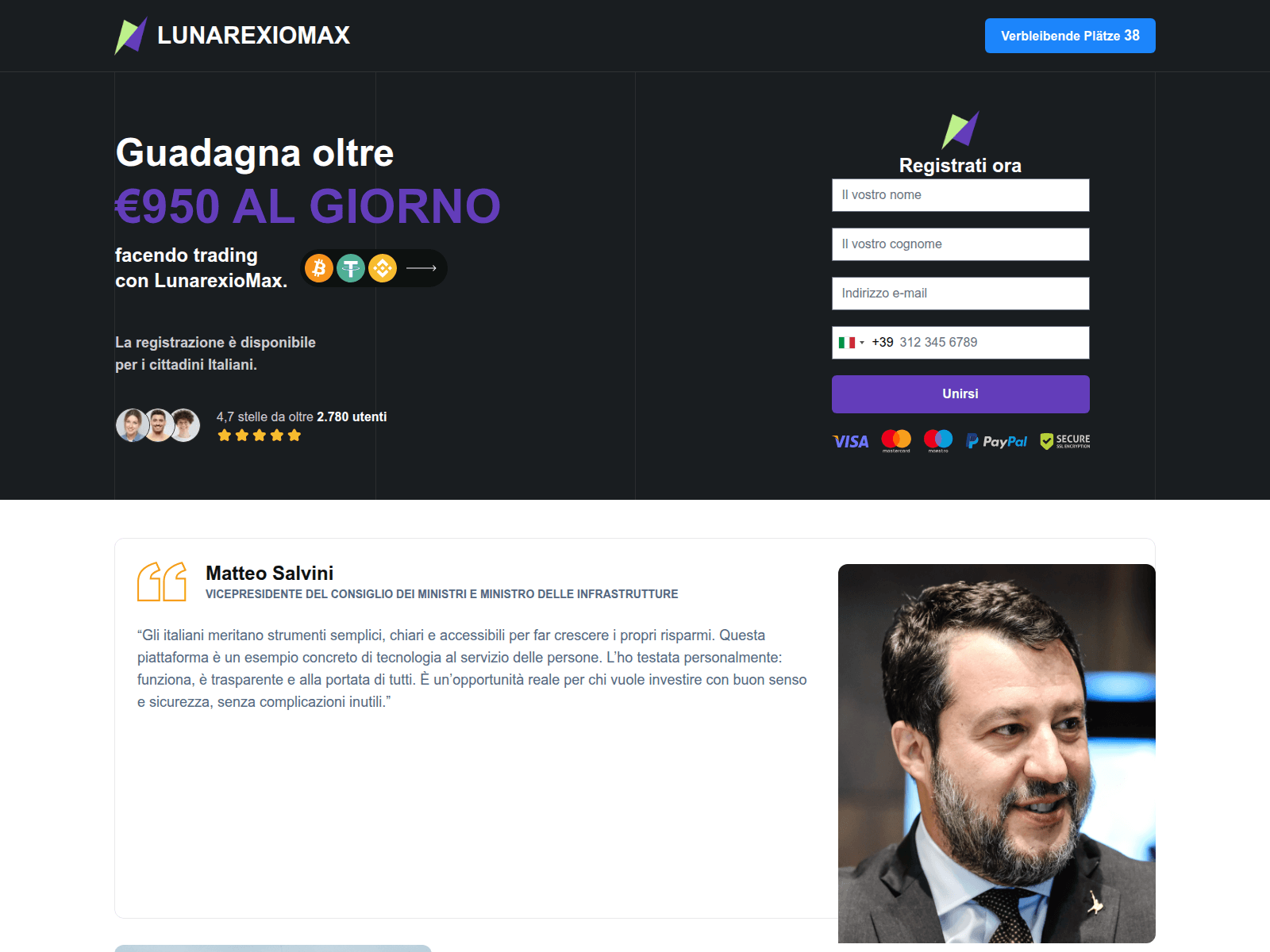 Screenshot of lunarexiomax.xyz