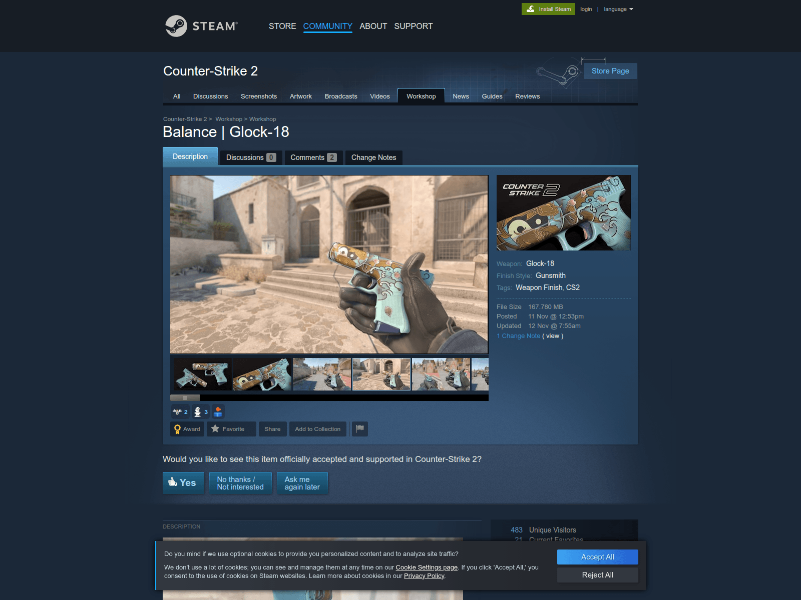 Screenshot of store.workshops-glocks.shop/appsteam/design/skins/glock18