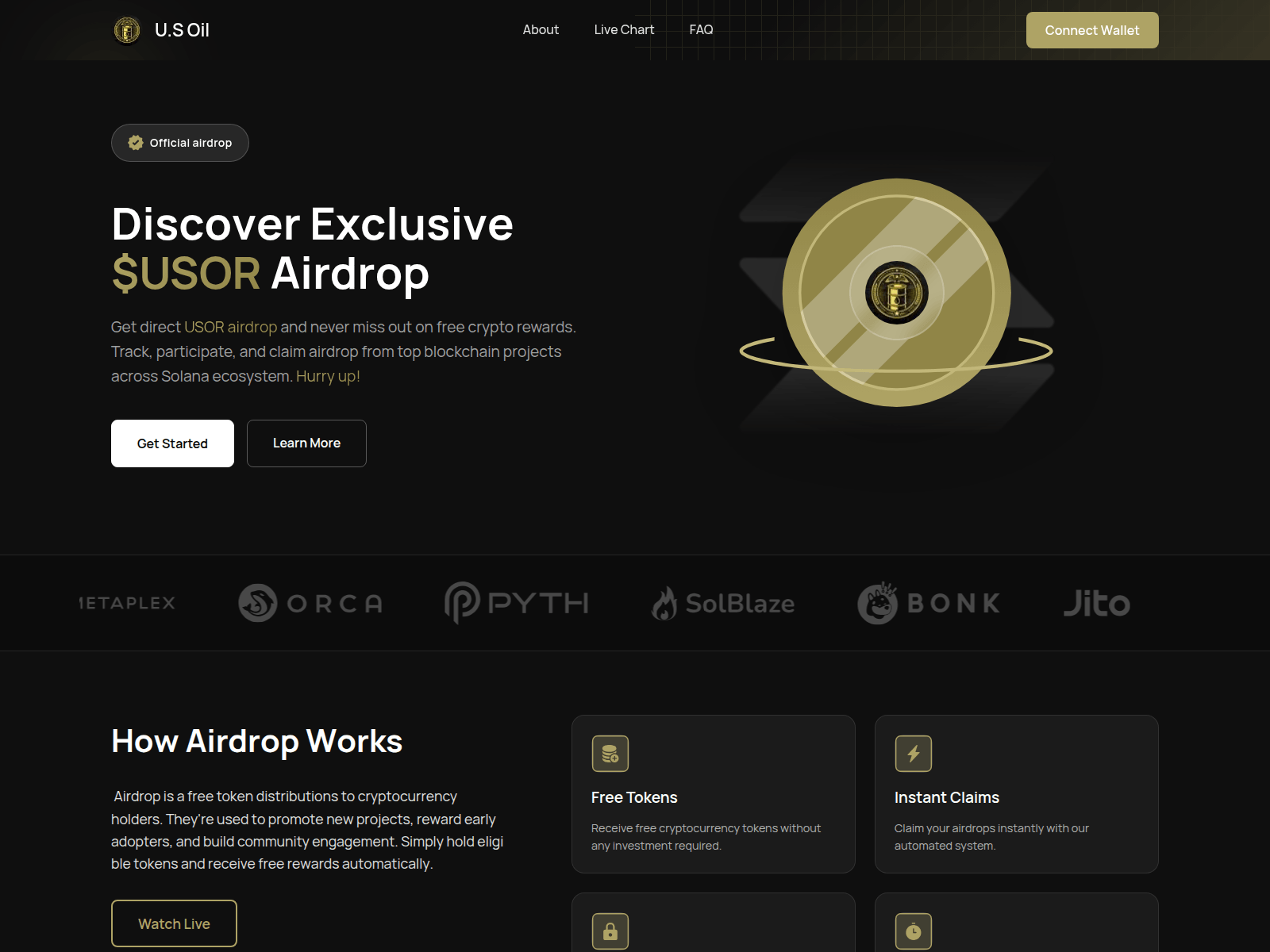 Screenshot of usor.digital