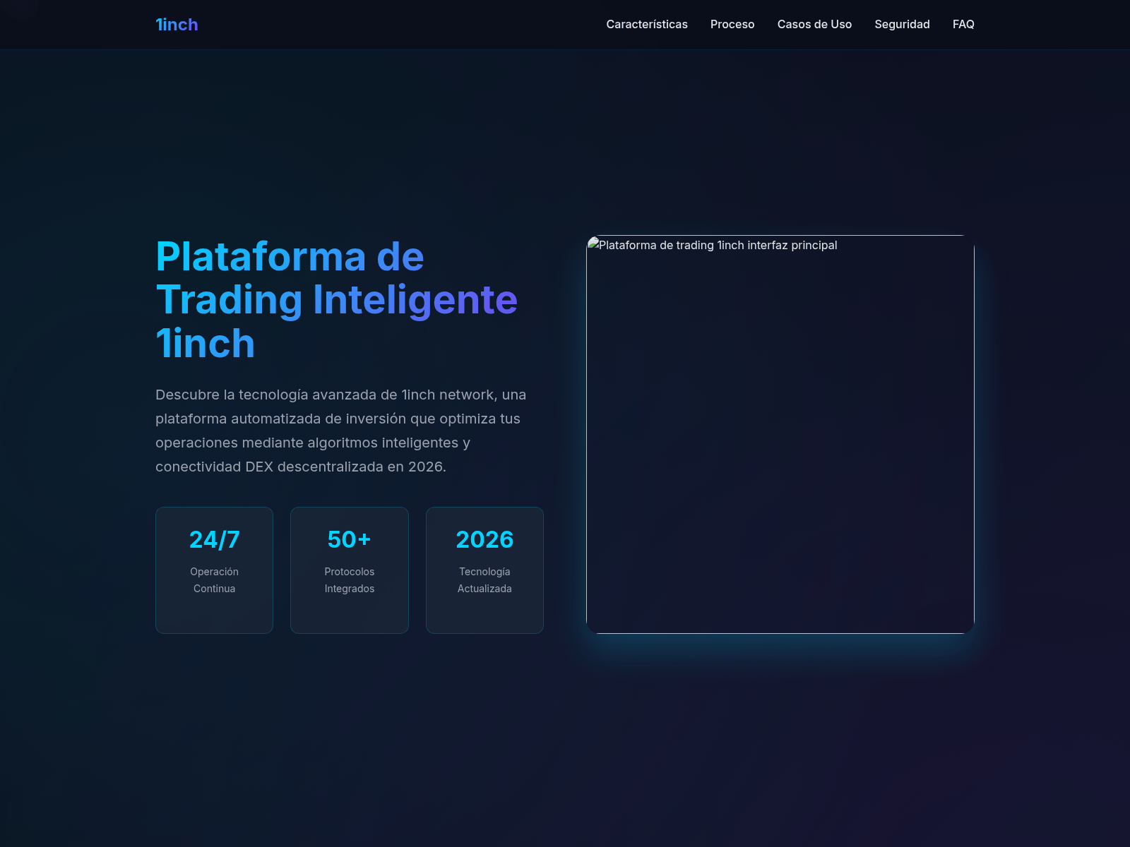 Screenshot of app-1inch.com.co