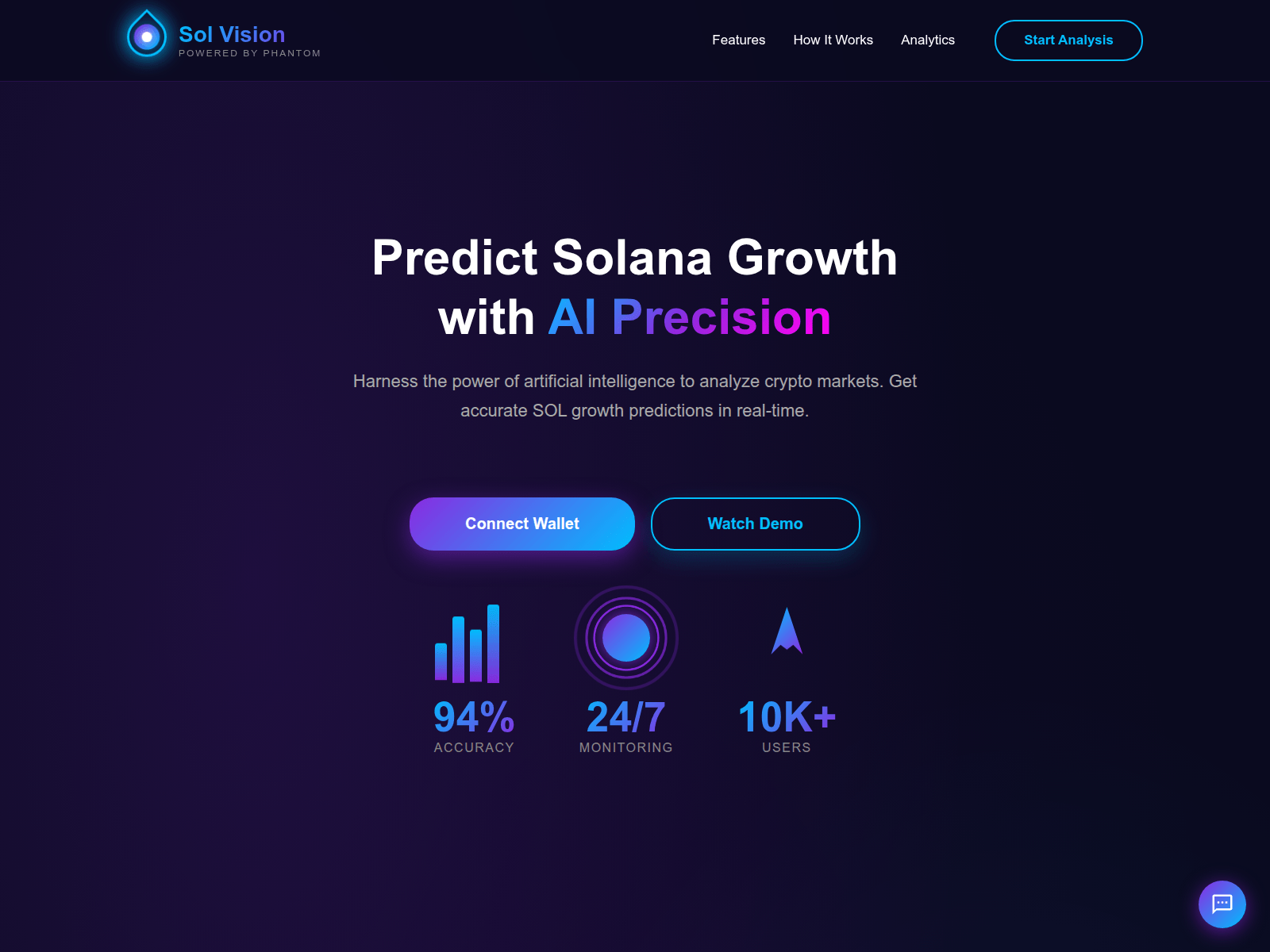 Screenshot of solvision.live