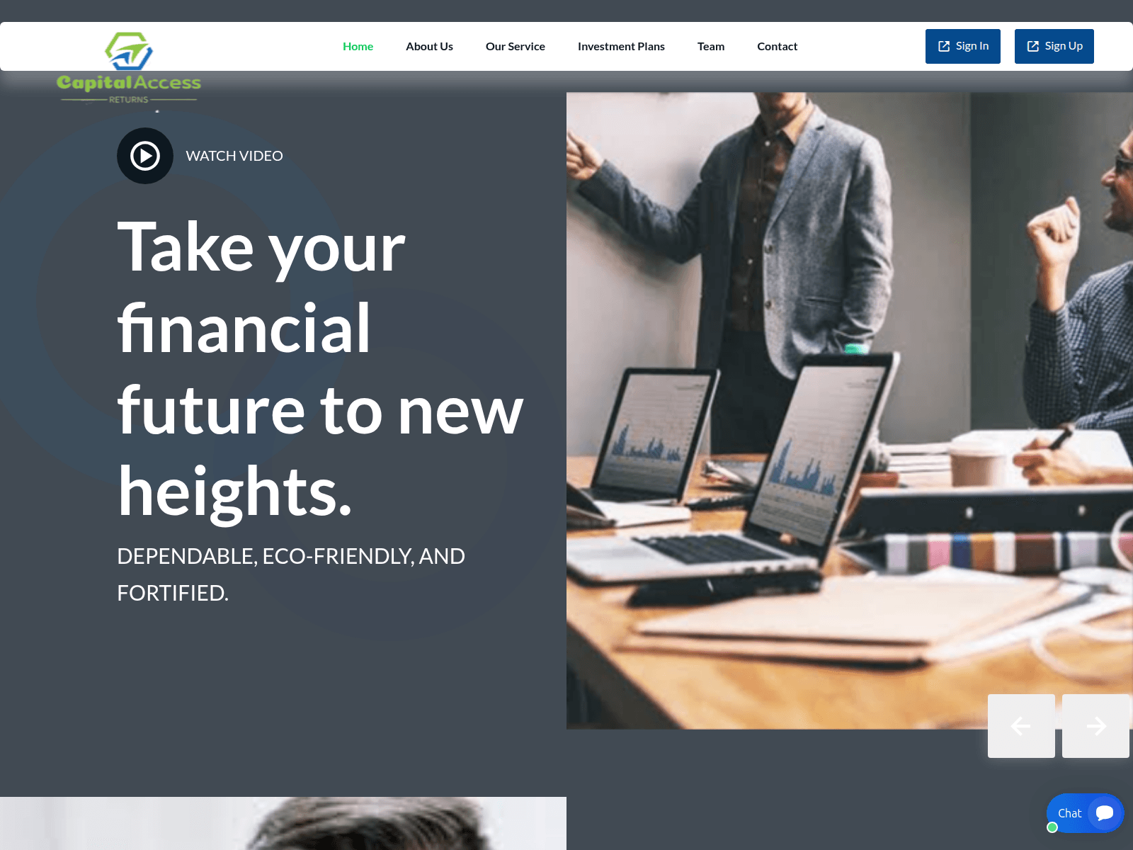 Screenshot of capitalaccessreturns.com