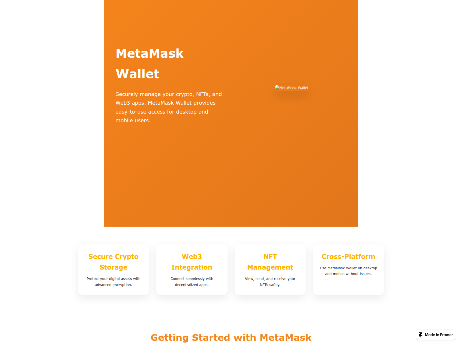 Screenshot of metamask-wallet-en.framer.ai
