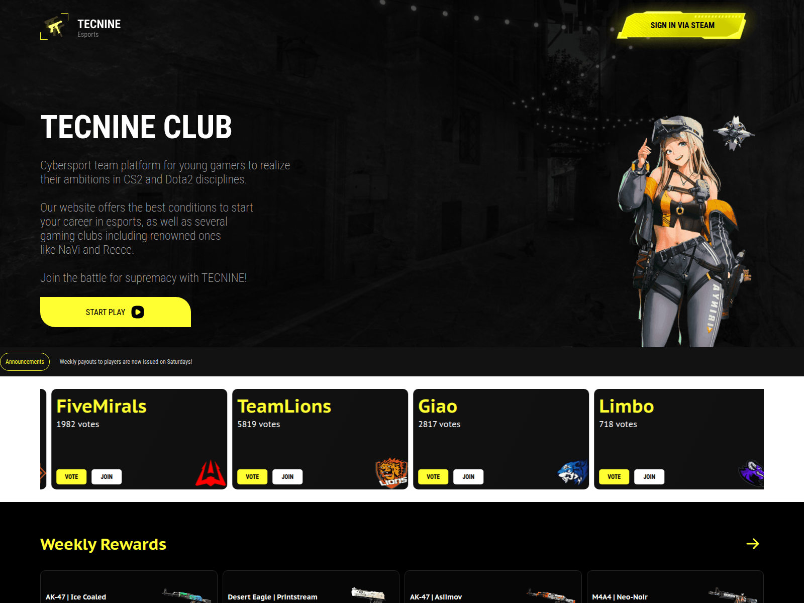 Screenshot of aimtournamentx.com