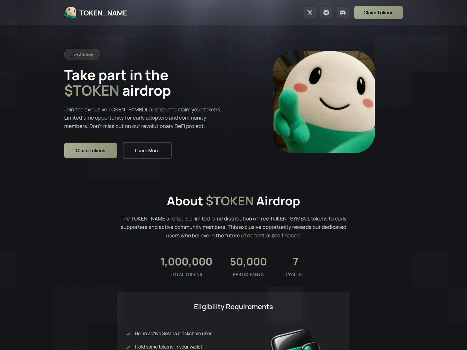 Screenshot of memehub.live