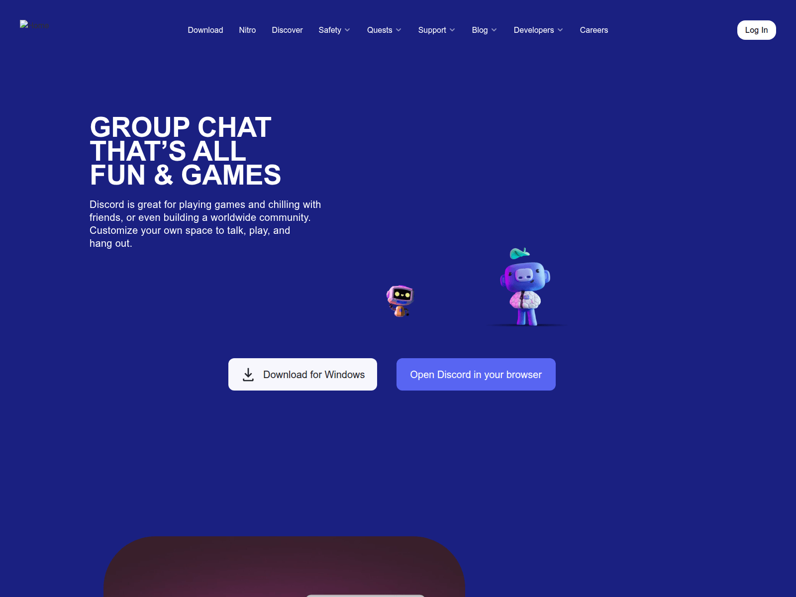 Screenshot of safeguardbot.me