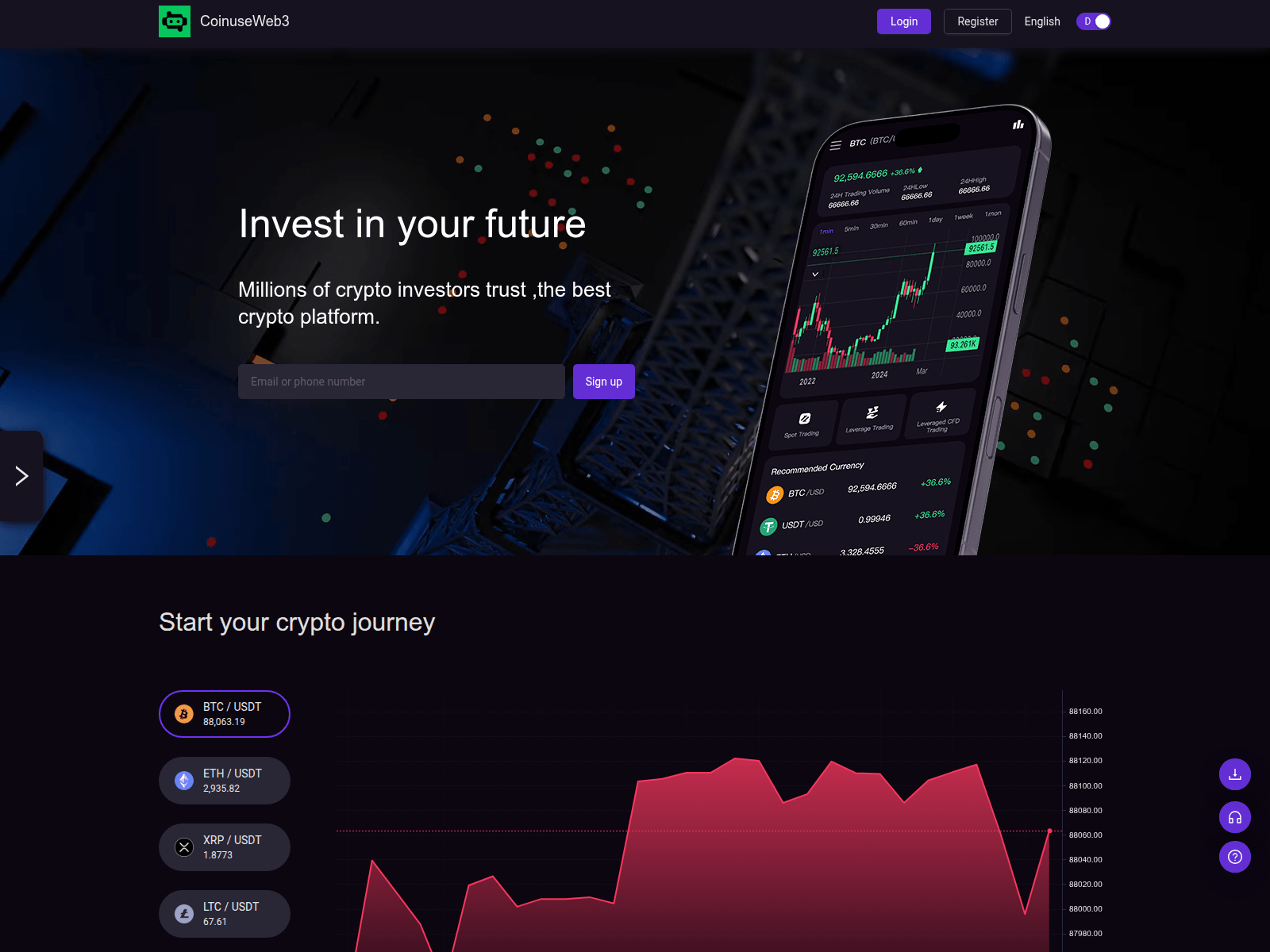 Screenshot of coinbseweb3.com