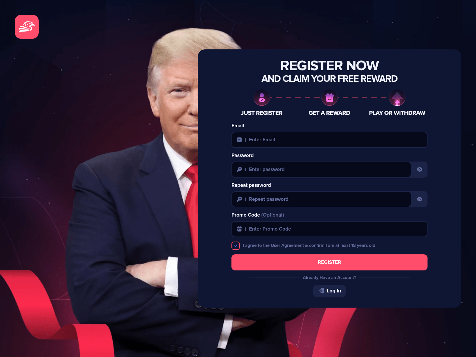 Screenshot of trumpsp.com