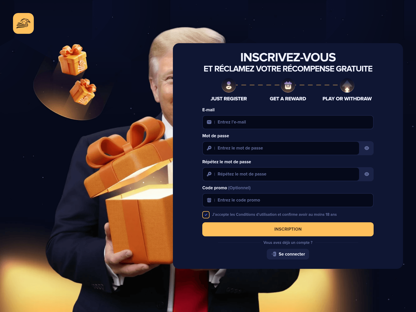 Screenshot of betrump.vip