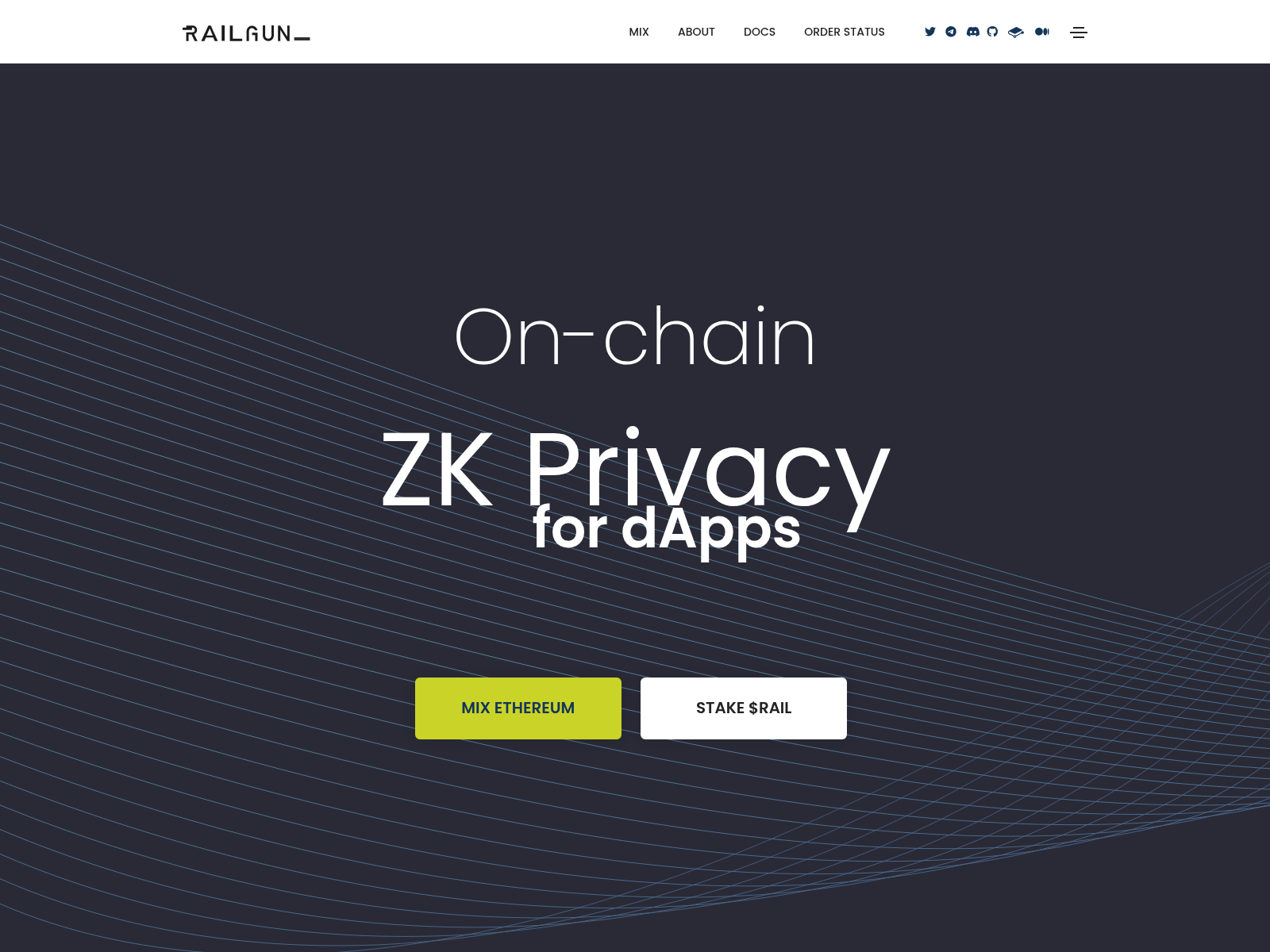 Screenshot of rrailgun.org