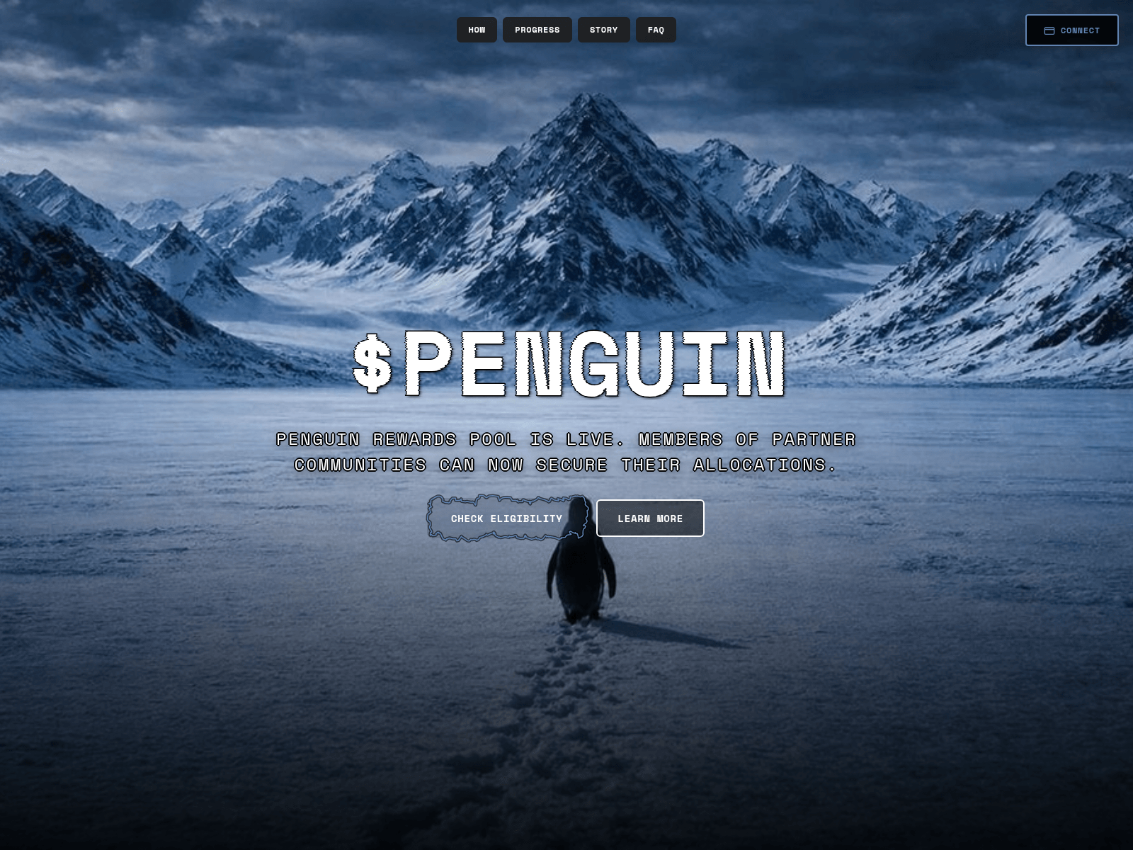 Screenshot of event-penguinonsol.fun