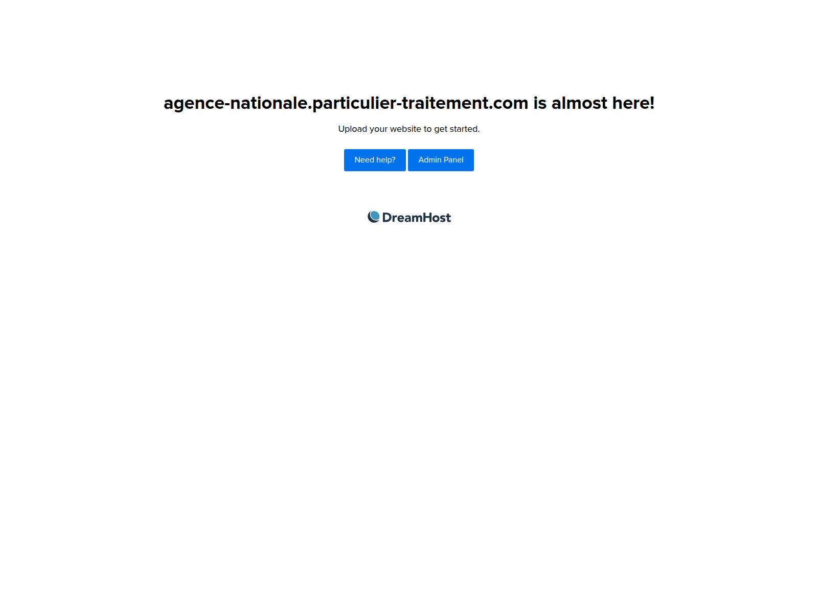 Screenshot of agence-nationale.particulier-traitement.com