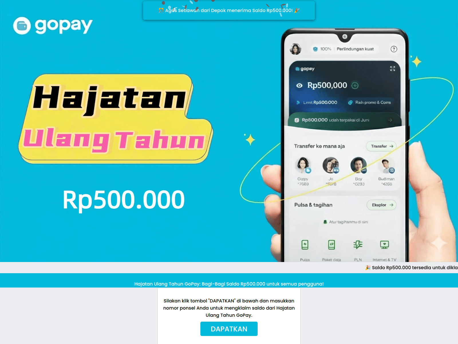 Screenshot of gopay11.isvn.top
