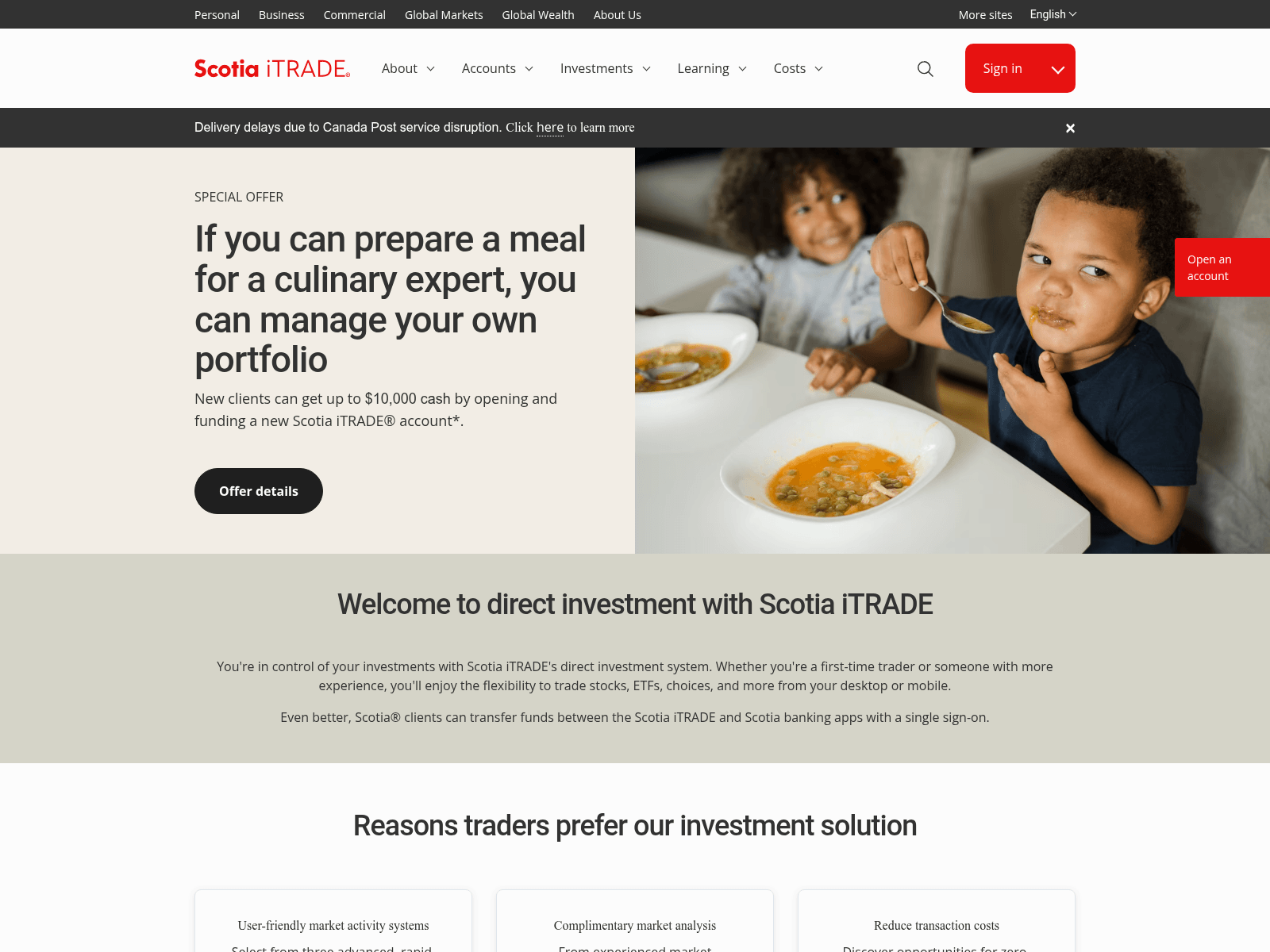 Screenshot of scotitalinvest.com