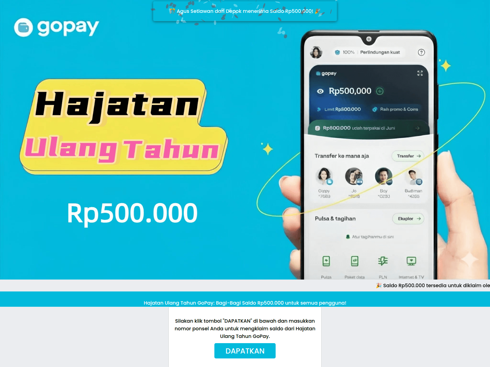 Screenshot of gopay9.isvn.top