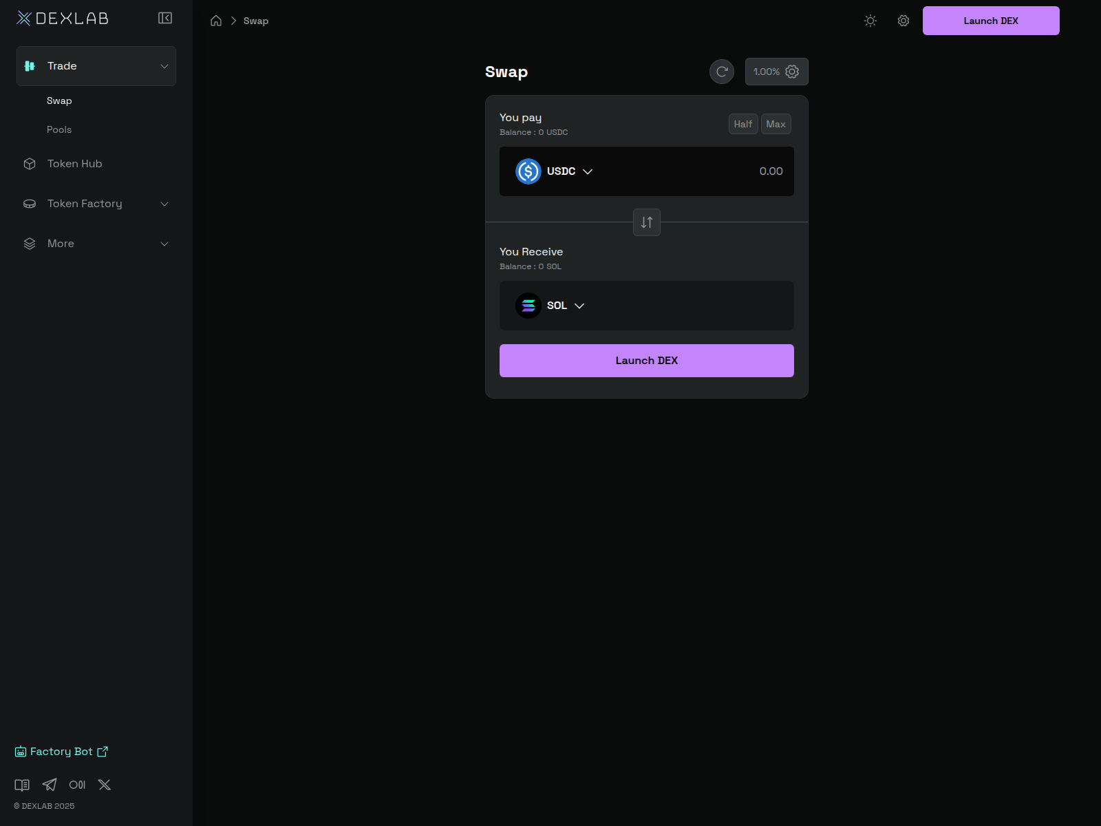 Screenshot of dexoracle.com