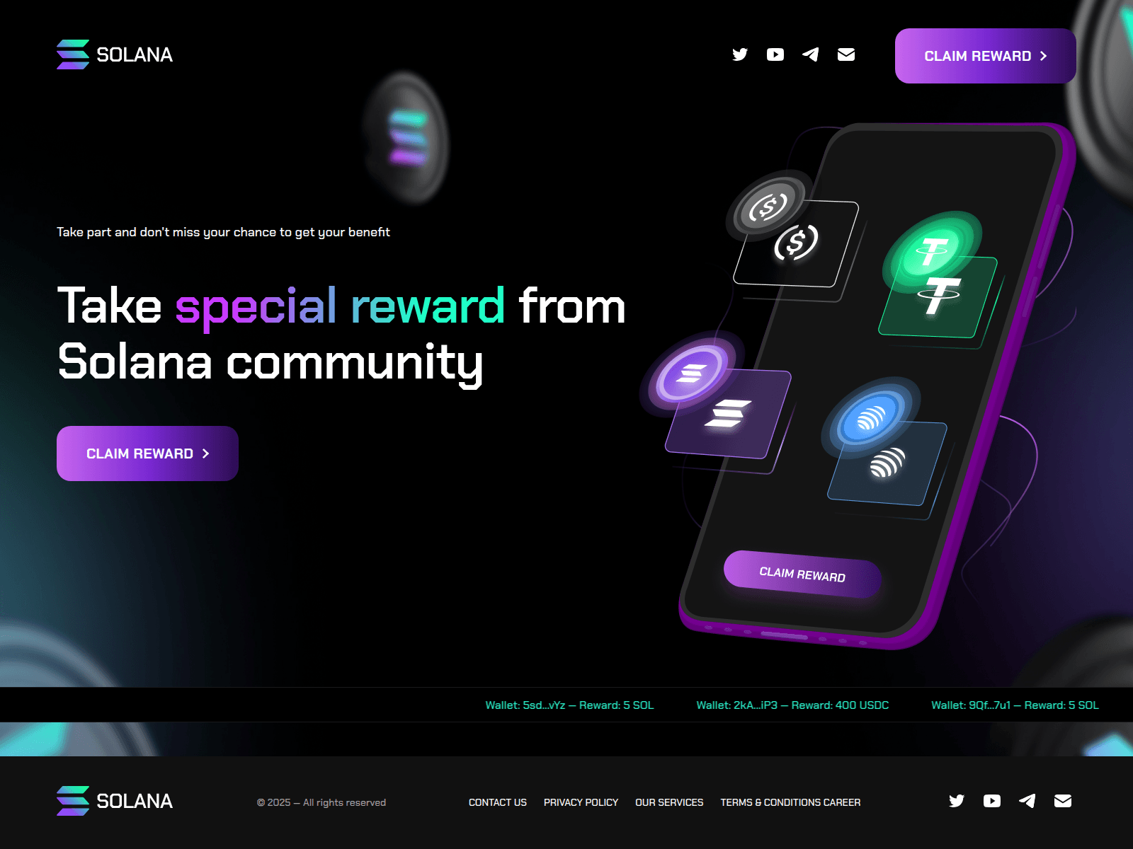 Screenshot of solana2026.solshelter.cc