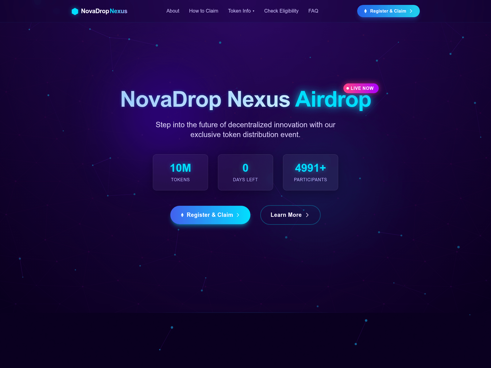 Screenshot of novanexus.live