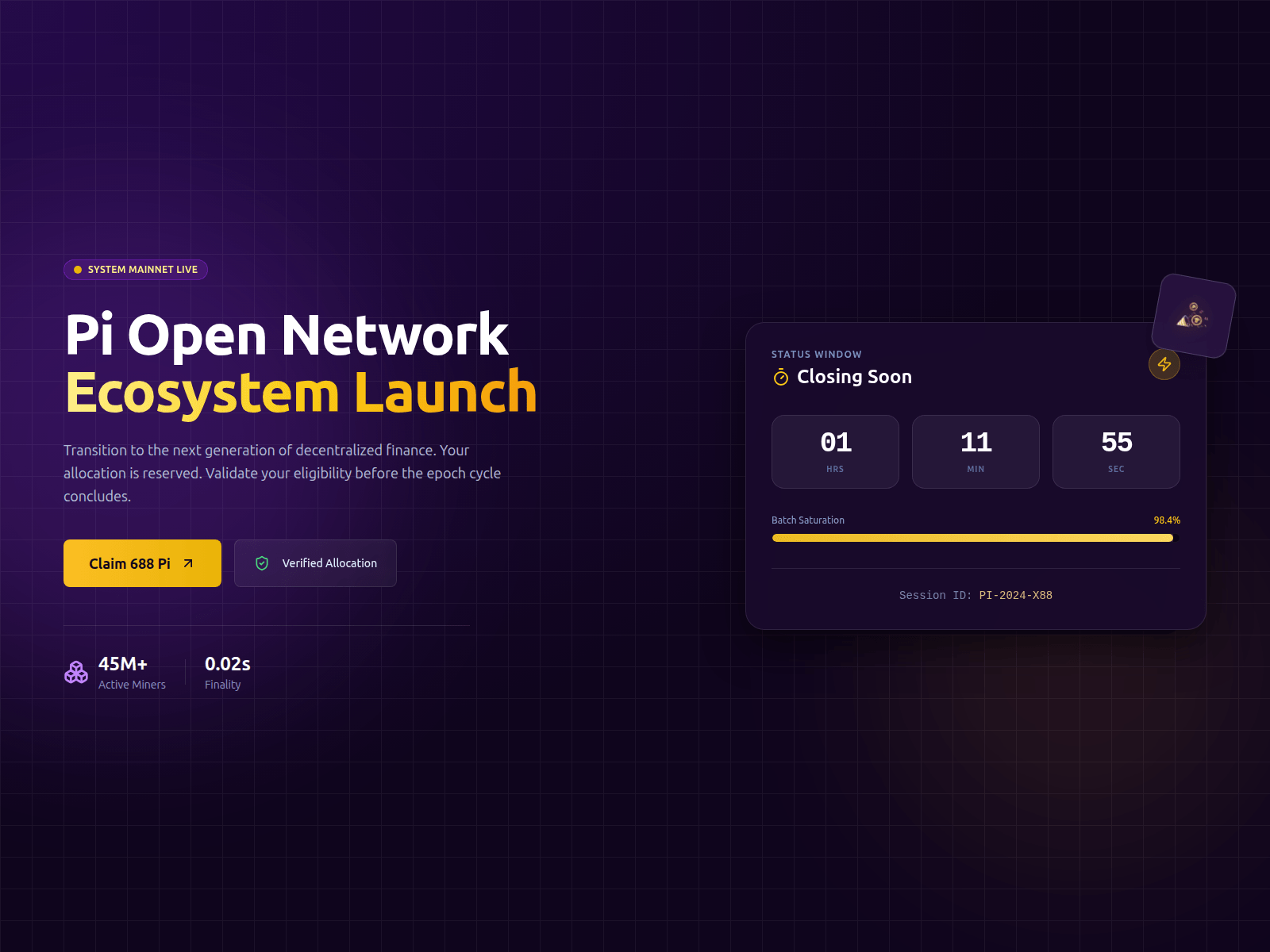 Screenshot of www.claimpi7.com