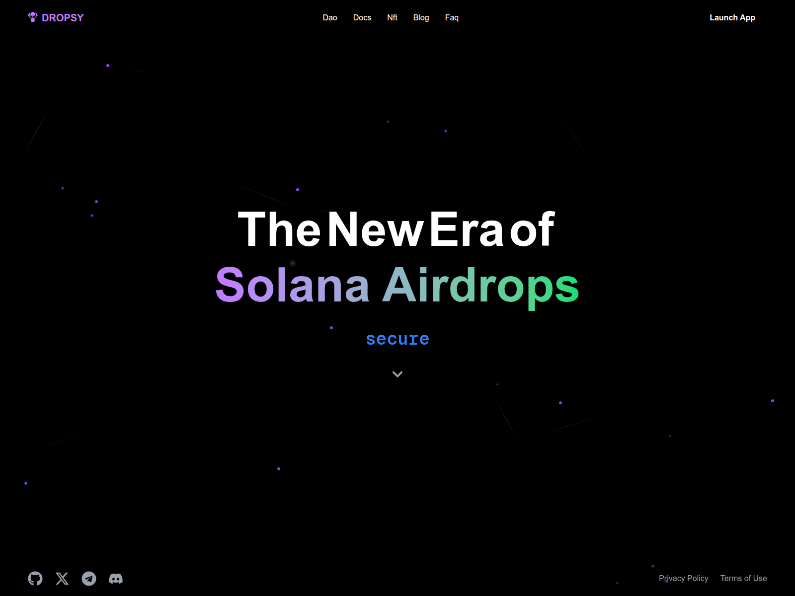 Screenshot of www.dropsy.xyz