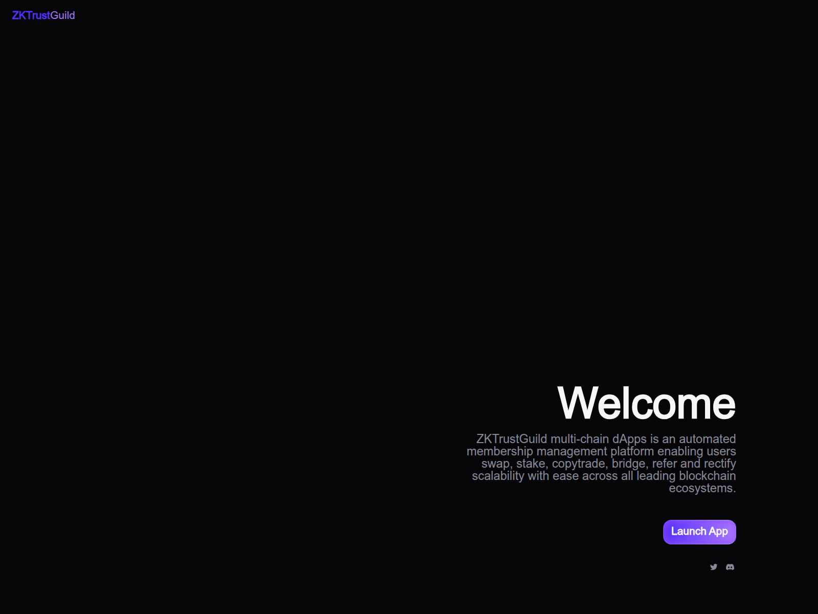 Screenshot of zktrustguild.com
