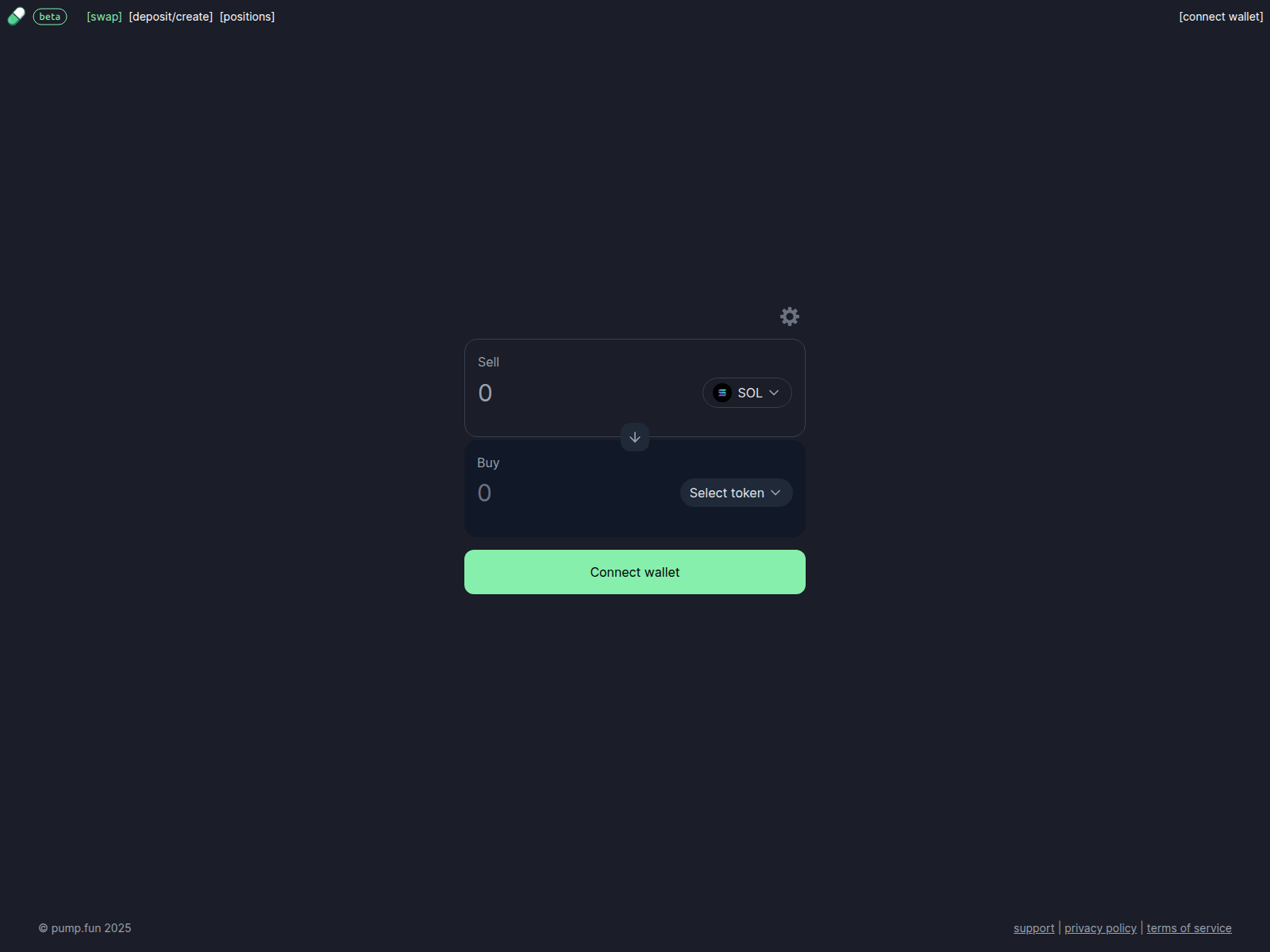 Screenshot of pump-swep.xyz
