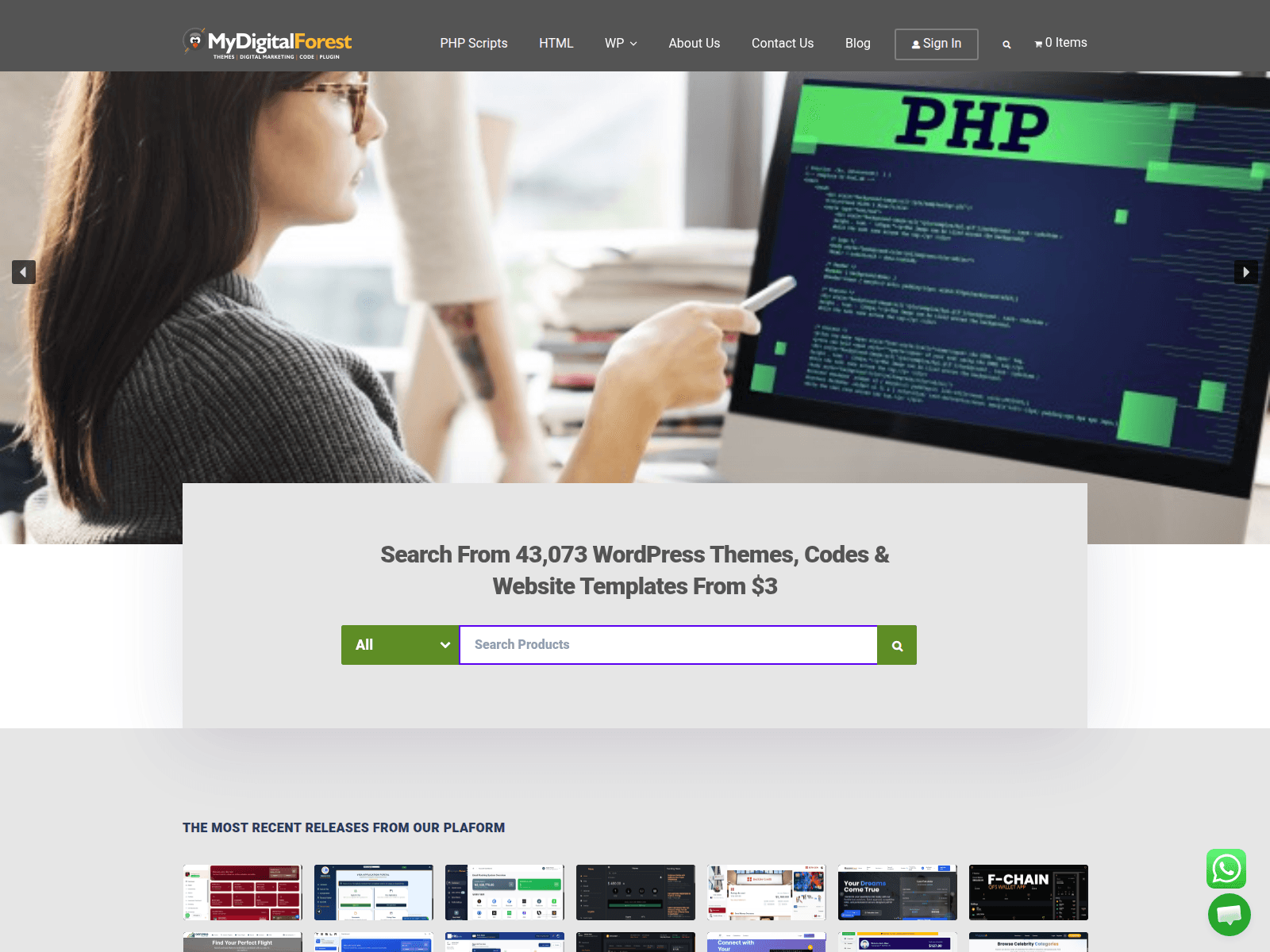 Screenshot of mydigitalforest.com