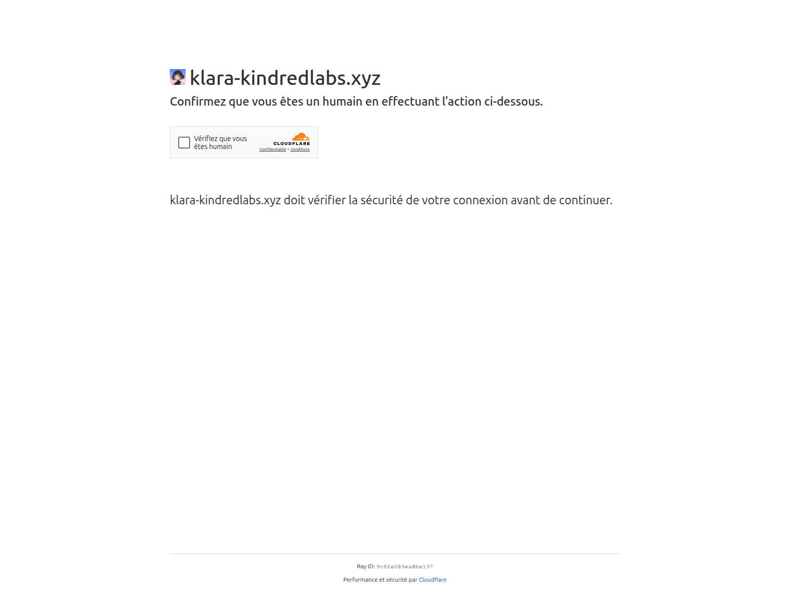 Screenshot of klara-kindredlabs.xyz