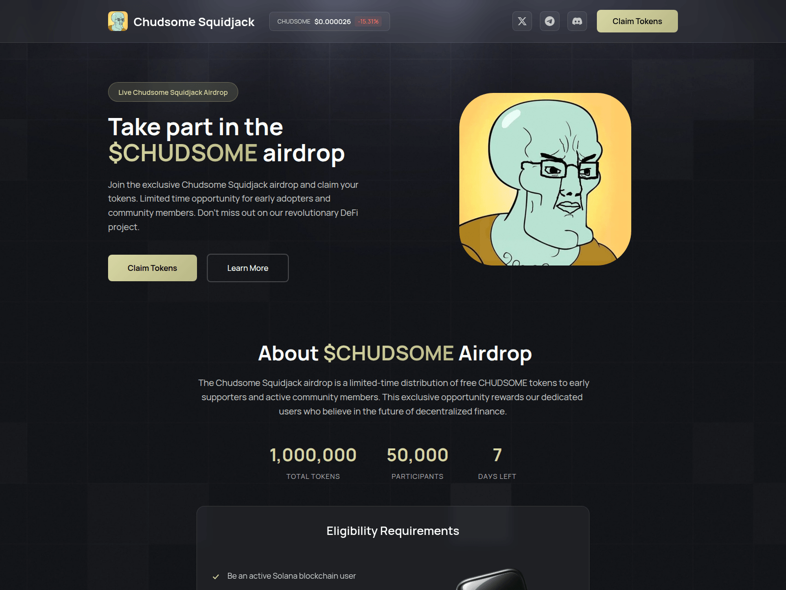 Screenshot of event-chudsome.fun