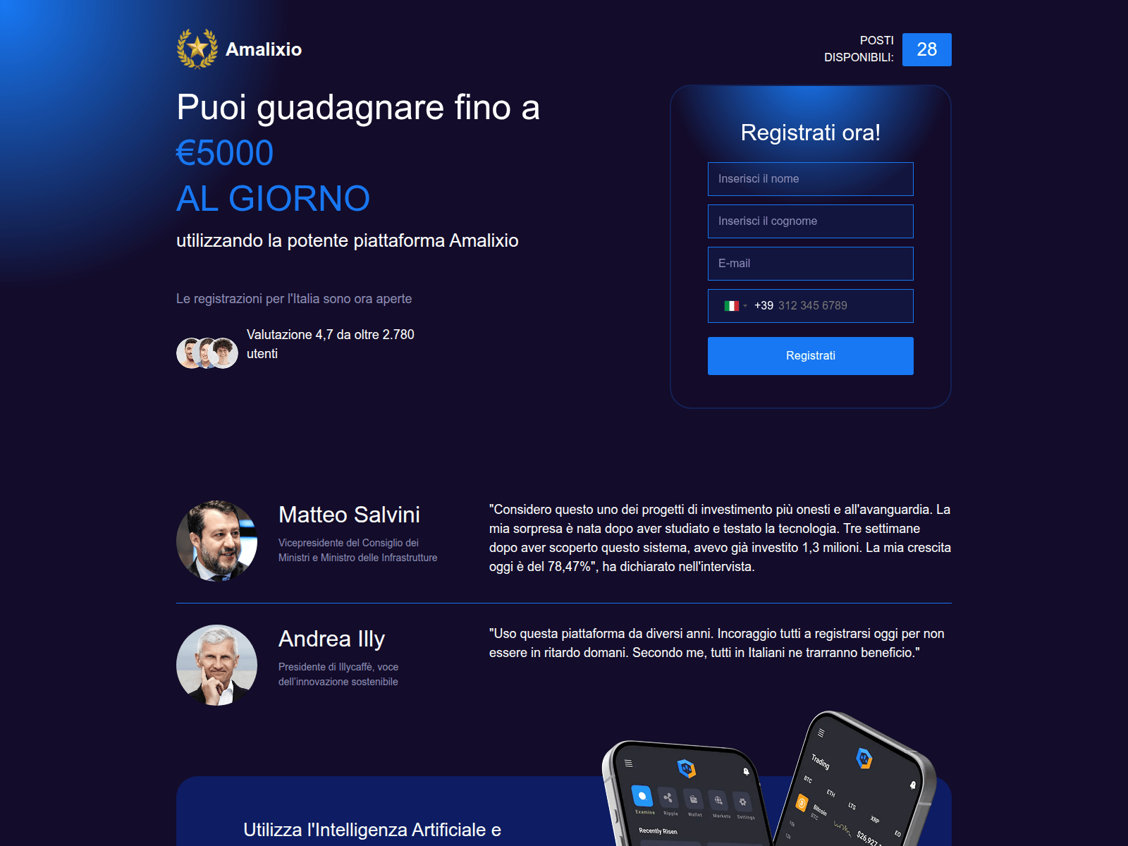Screenshot of amalixio.vip