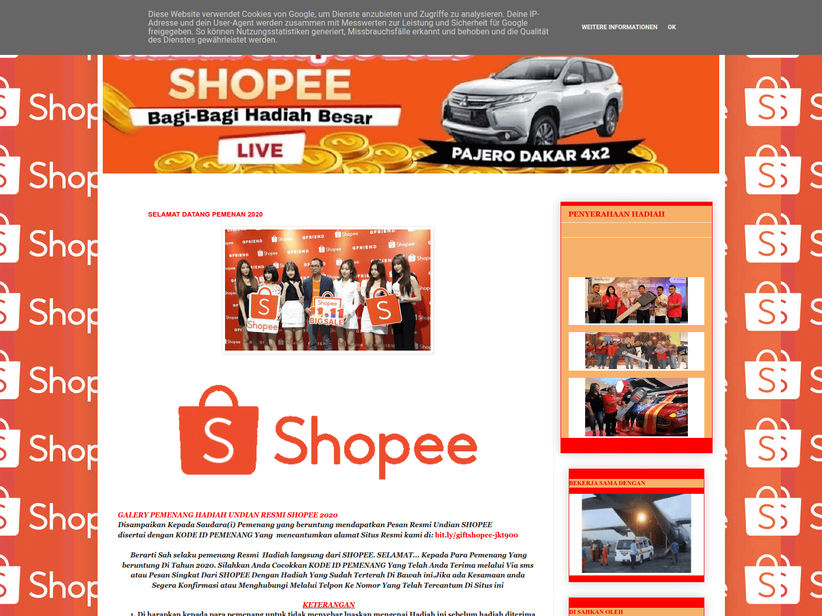 Forensic screenshot of giftshopee-jkt900.blogspot.com