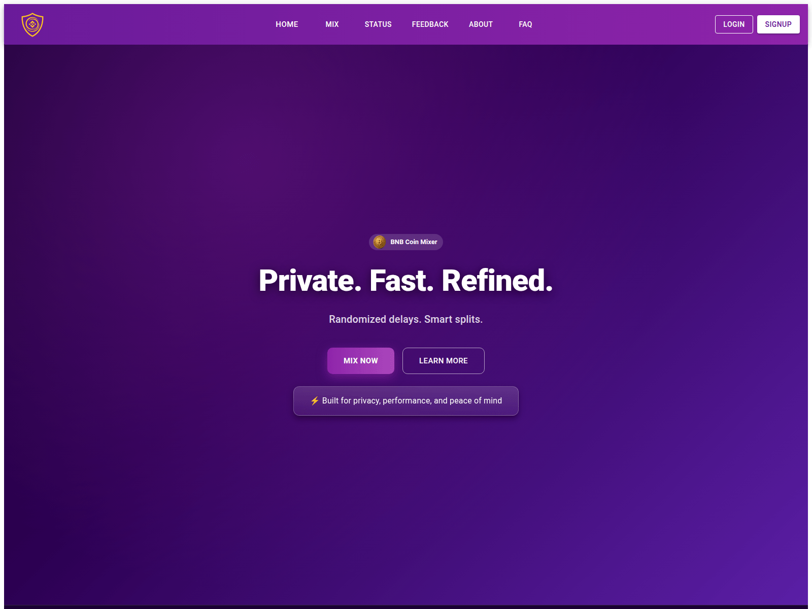 Screenshot of www.bnbmixers.com