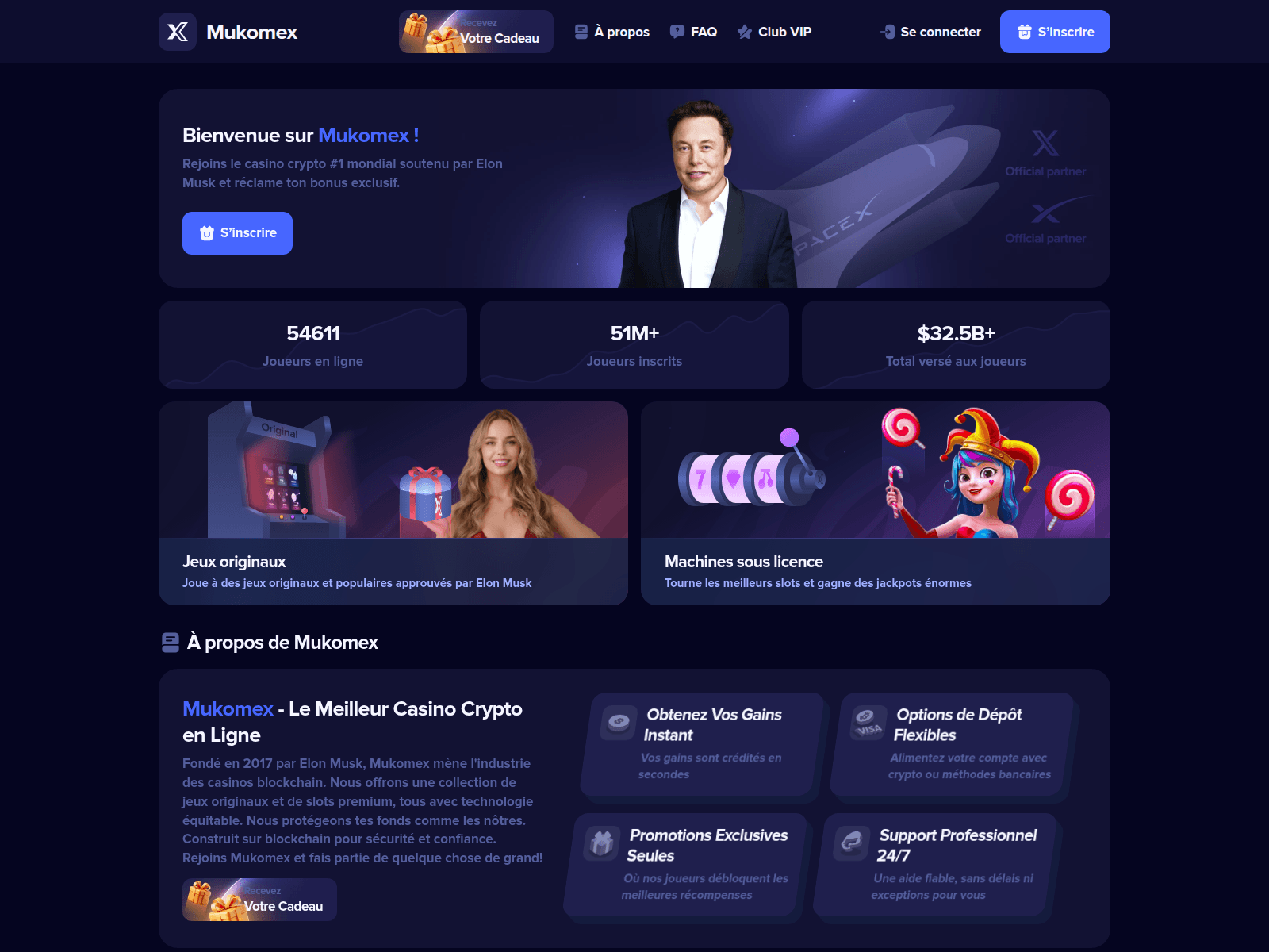 Screenshot of mukomex.com